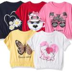 T2F Girls Cotton Printed DropShoulder Oversized Fit T-Shirt (Pack of 5) 4.2 4.2 out of 5 stars   (1,096)