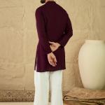 House of Pataudi Mandarin Collar Kurta Payjama Kurta Sets