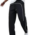 GRECIILOOKS Lycra Track Pants for Men – Stretchable Loose Fit Gym Joggers | Korean Style Workout | Loose Mid Rise Trouser (Available in Plus Size)