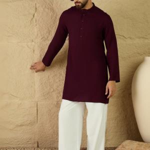 House of Pataudi Mandarin Collar Kurta Payjama Kurta Sets