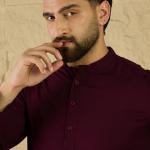 House of Pataudi Mandarin Collar Kurta Payjama Kurta Sets