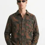 Highlander  Highlander Men Black Printed Relaxed Fit Casual Shirt