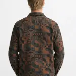 Highlander  Highlander Men Black Printed Relaxed Fit Casual Shirt