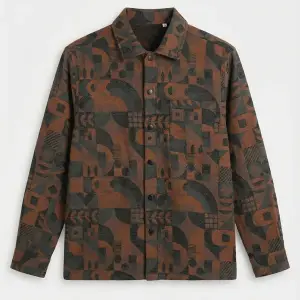 Highlander  Highlander Men Black Printed Relaxed Fit Casual Shirt